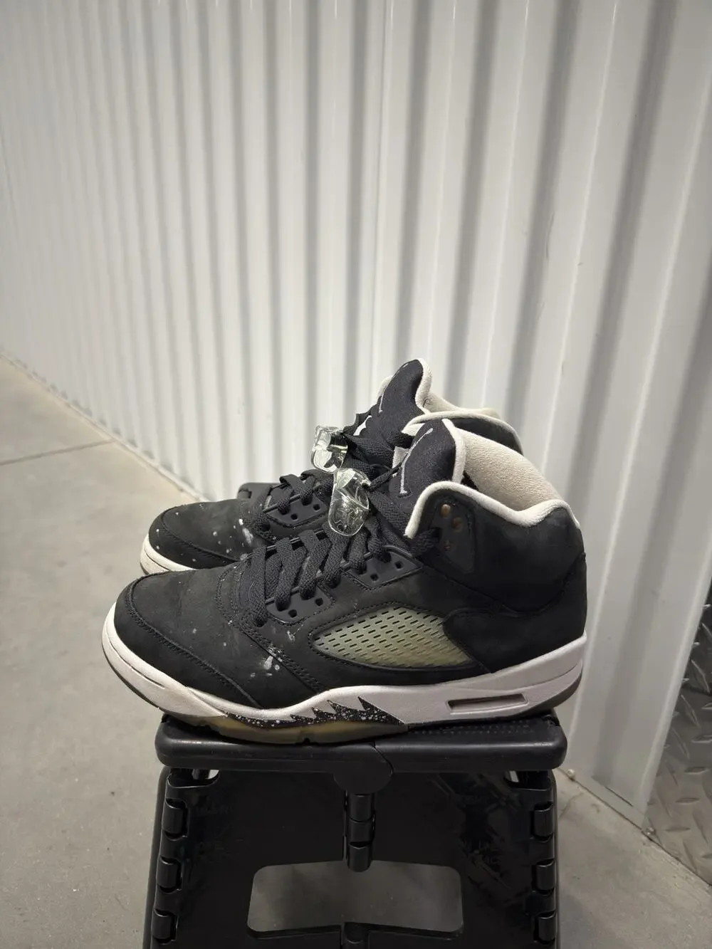 Nike Air Jordan 5 Oreo Black White 2021 Size 8.5 Men's - CT4838-011